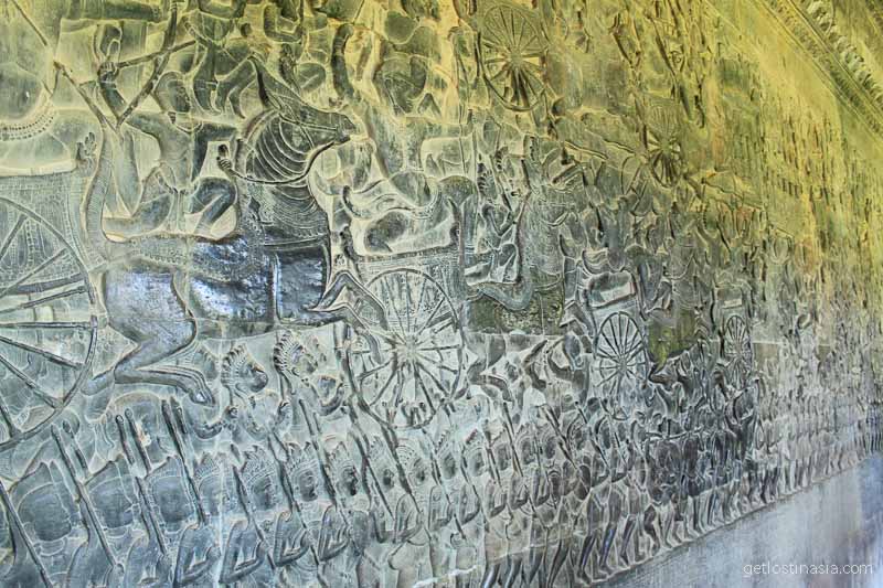 Angkor temple sculpture