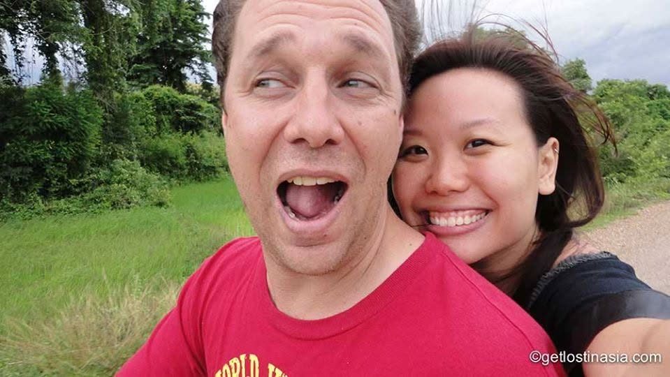 Bobby and Pearlyn travelling in Asia