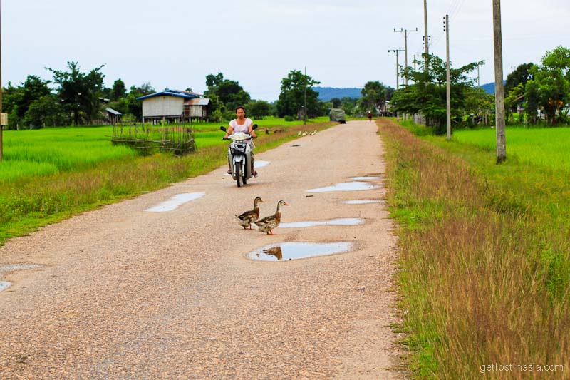 motorbiking - Don Kong Laos
