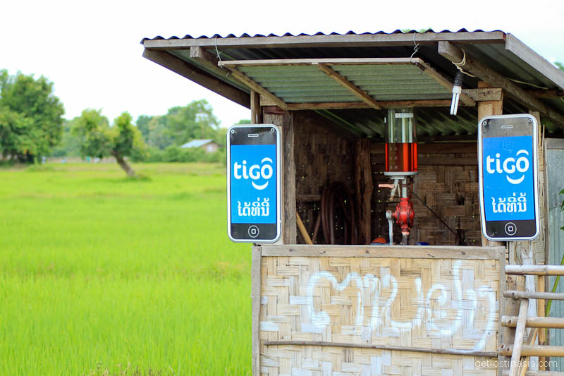 gas station - Don Kong Laos